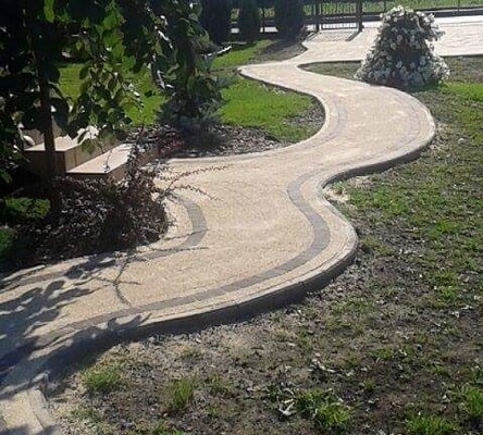 chodnik z obrzeży po łuku i kostki brukowej piccolo drugi obrazek